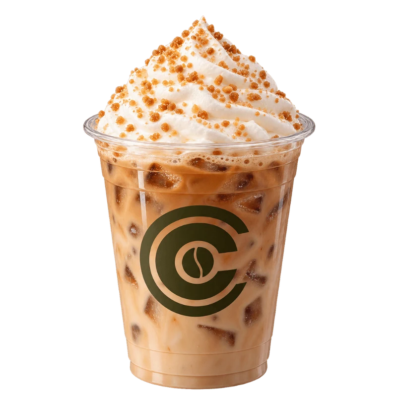 Iced Toffee Nut Latte