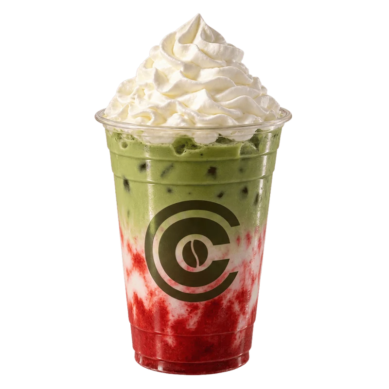 Strawberry Matcha Latte