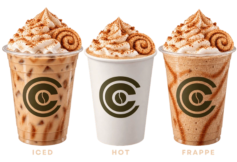 Cinnamon Roll Latte promotion